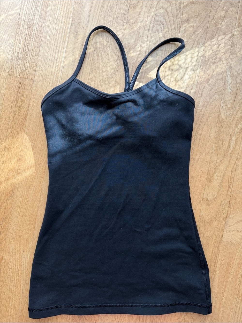 lululemon athletica Black Double-Strap Camisole Tank